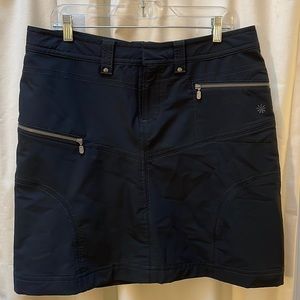 EUC Athleta black nylon skirt size 14